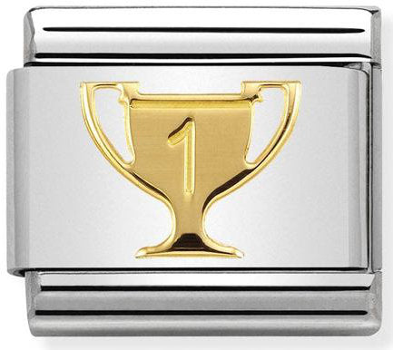 Nomination, COMPOSABLE Klasik Semboller Çelik ve 18K altın (23_Winner Trophy)