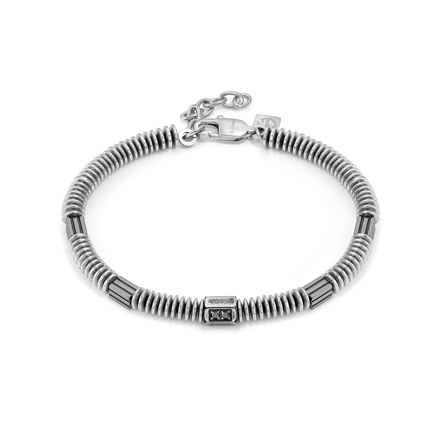 Nomination, B-YOND bracelet ed, HYPER in steel and cz (WASHERS) (001_Steel)