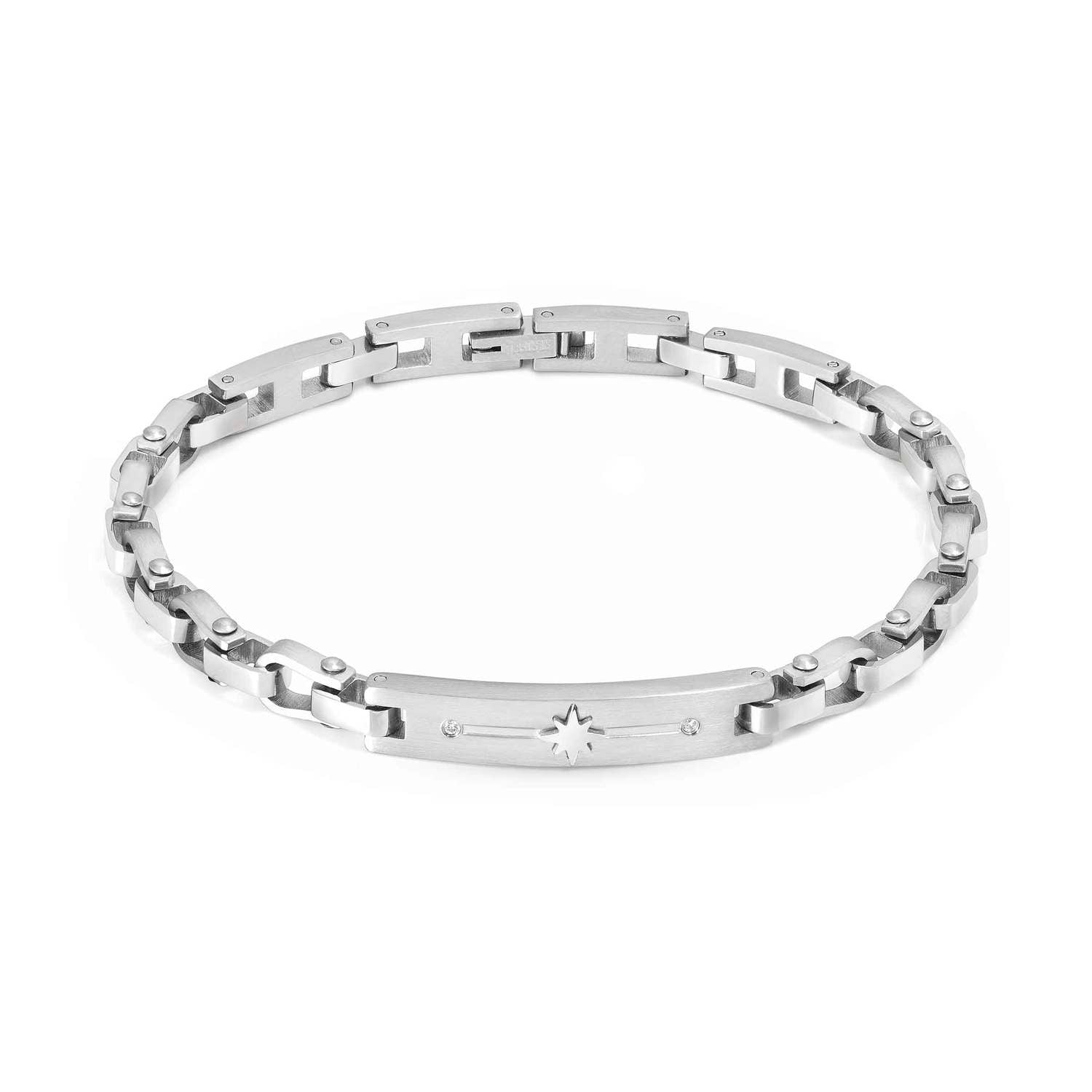 Nomination, MANVISION bracelet in steel and cubic zirconia (014_Wind Rose)