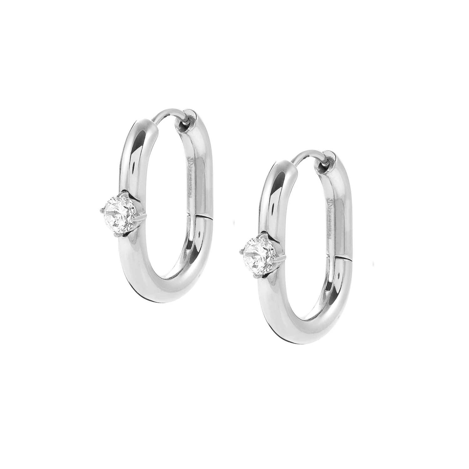 Nomination, CHAINSOFSTYLE earrings in steel and cz (001_Steel)