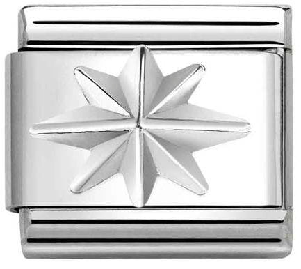 Nomination, Composable Classic SYMBOLS in st,steel and 925 sterling silver (06_Wind rose)