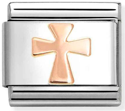 Nomination, Composable Classic SYMBOLS steel and 9k rose gold (56_Cross)