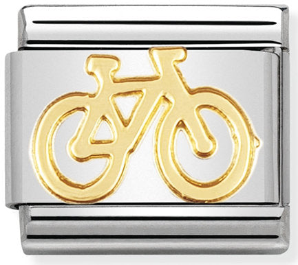 Nomination, 18k altınlı paslanmaz Çelik COMPOSABLE klasik teknoloji (04_bike)