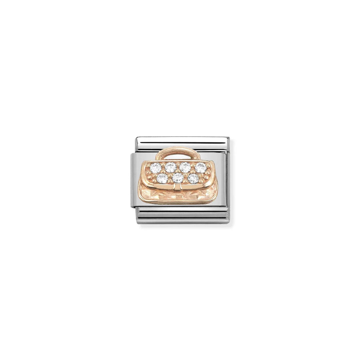 Nomination, Composable Classic Dekoratif Link - Semboller - Çanta - (31 Handbag) 9K Rose Altın