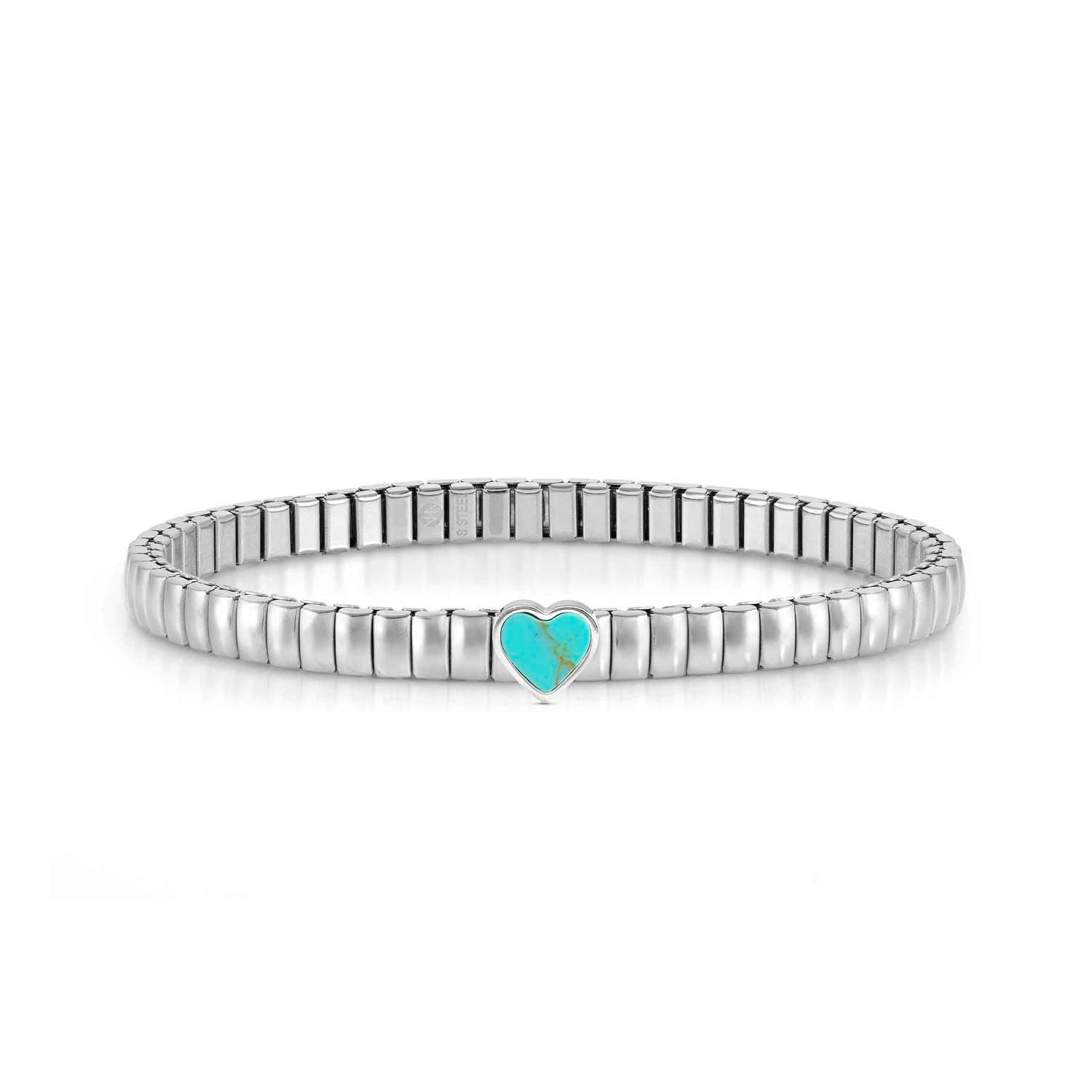 Nomination, XTE XSMALL BRACELET ED, Çelik ve Taş Yaşamı (102_Turkuaz Kalp)