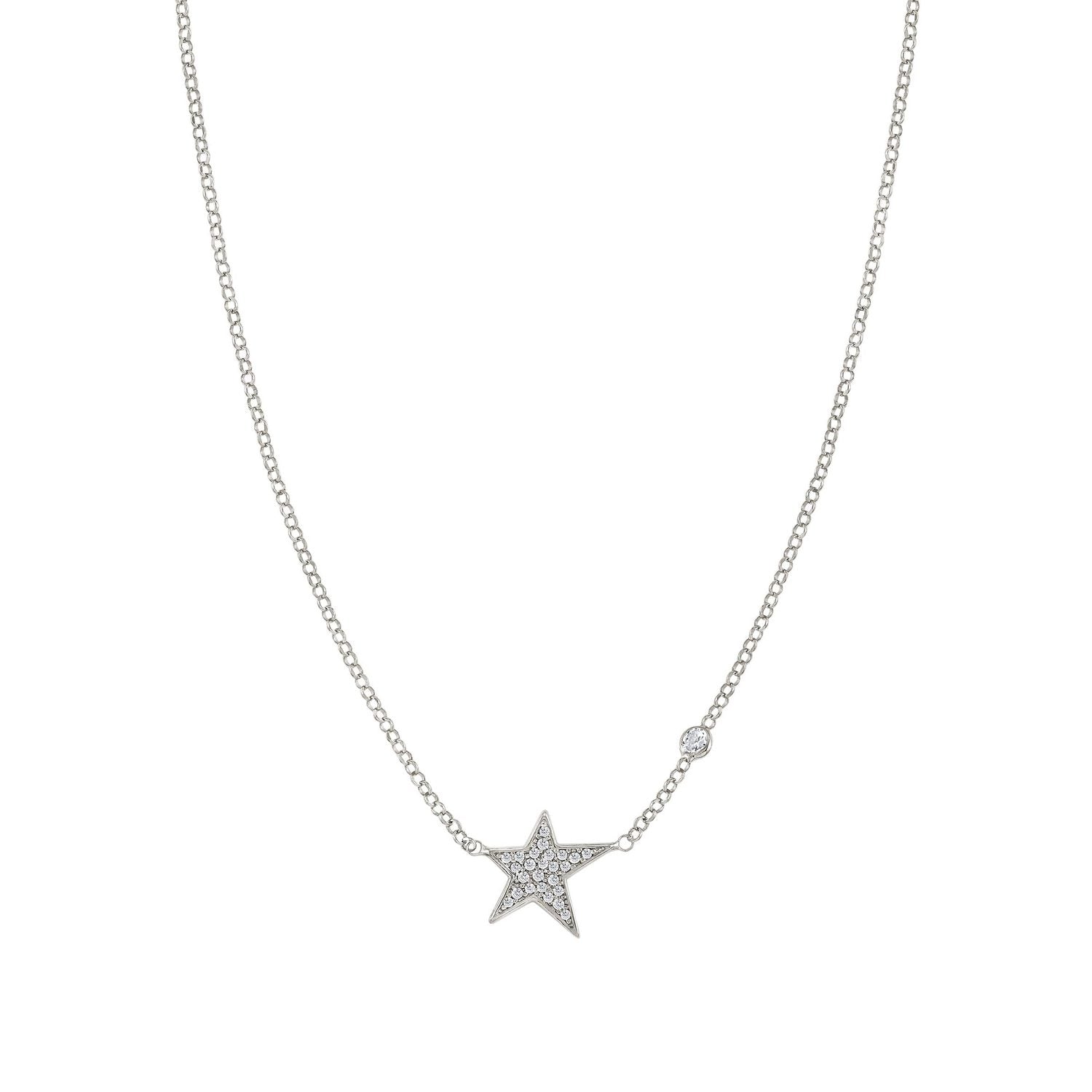 Nomination,Stella 925 Ayar Gümüş Kolye 925  ve kübik zirkonya (010_Silver)