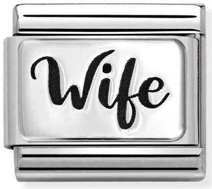 Nomination, Composable Classic PLATES (IC) steel and 925 sterling silver (44_Wife)