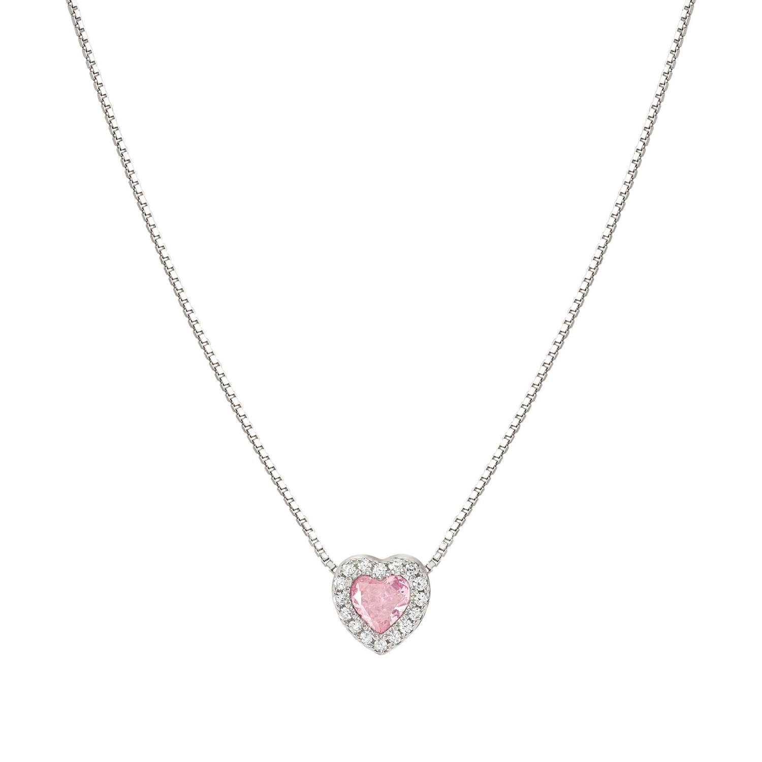 Nomination,ALLMYLOVE kolye in 925 sterling gümüş ve cubic zirconia (002_PINK)