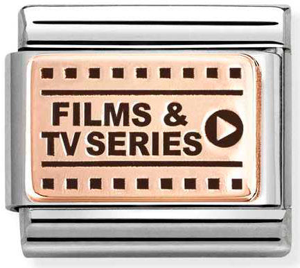 Nomination, Composable Classic PLATES (IC) steel and 9k rose gold (28_Films and TV series)