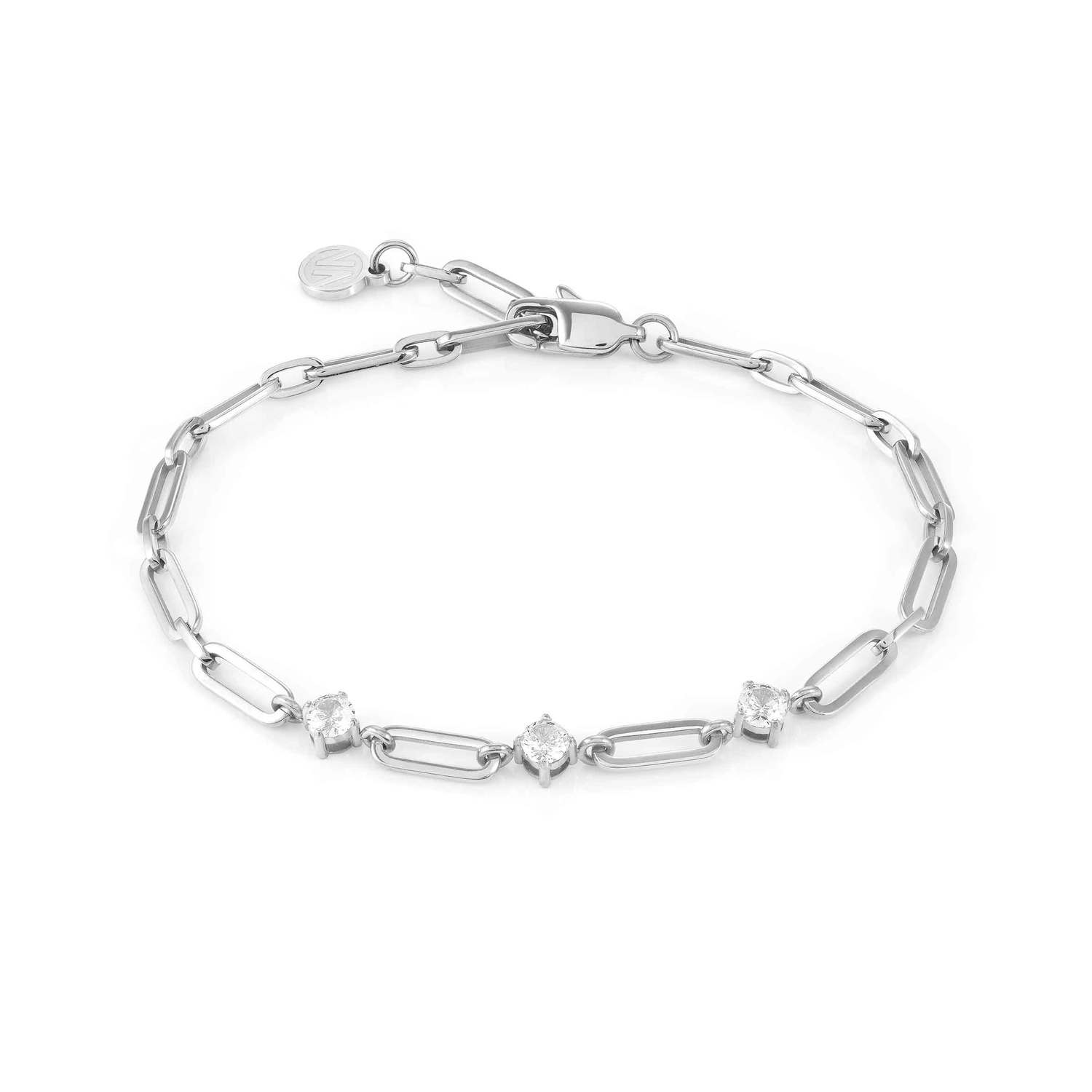 Nomination, CHAINSOFSTYLE bracelet in steel and cz (001_Steel)