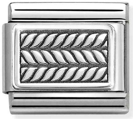 Nomination, Composable Classic PLATES OXIDIZED steel and 925 sterling silver (61_Chains)