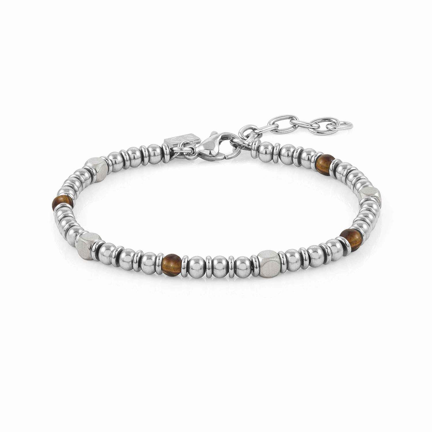 Nomination, Paslanmaz çelik ve taşlarda INSTINCT bileziği (041_Tiger Eye)
