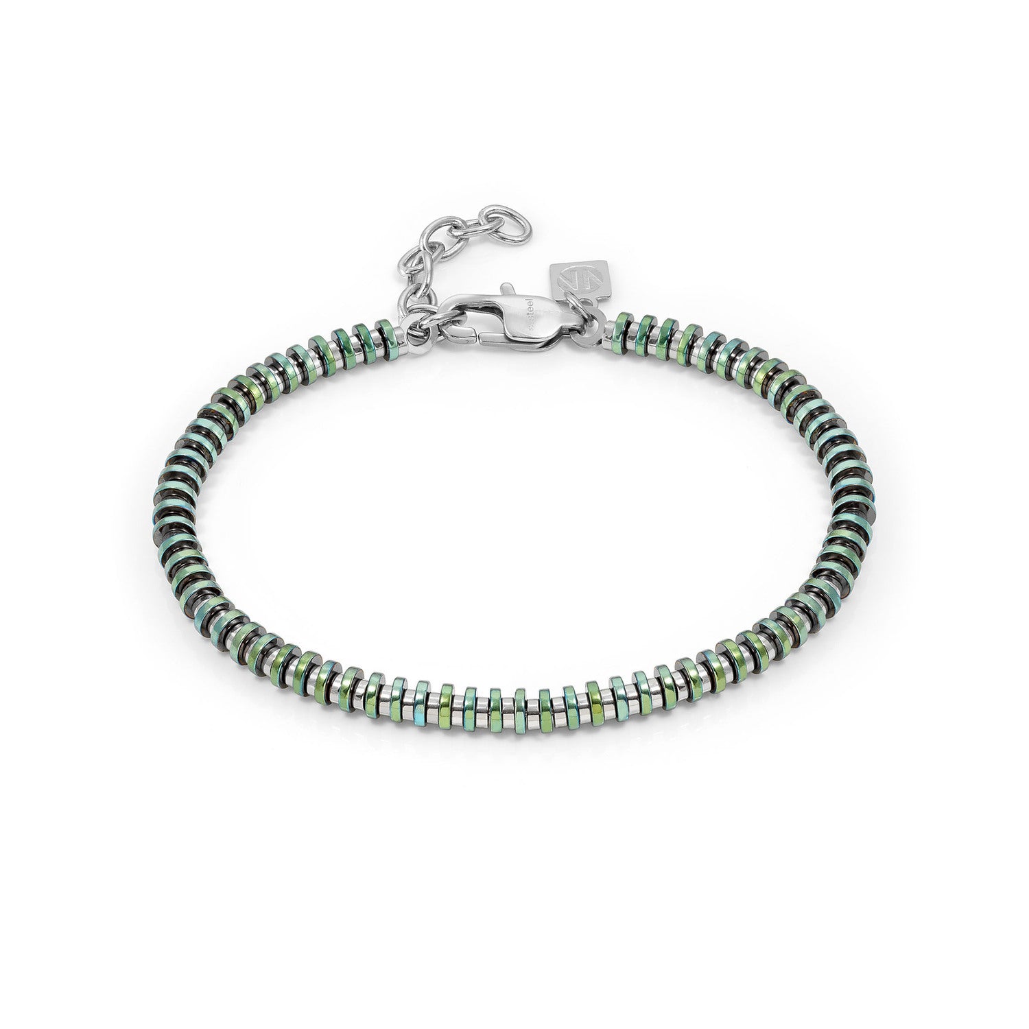 Nomination, B-YOND bracelet ed, HYPER in steel (WASHERS) (019_Green)