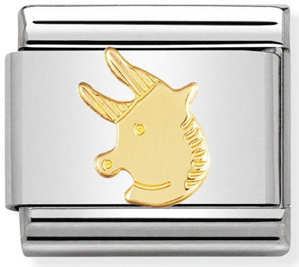 Nomination, 18K altınlı paslanmaz Çelik COMPOSABLE klasik ZODIAC (02_taurus)