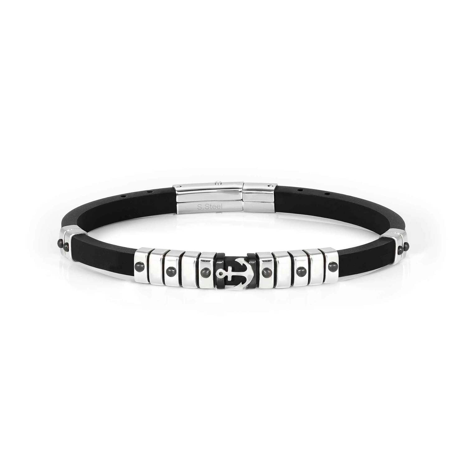 Nomination, CITY bracelet in steel and rubber (002_Anchor)
