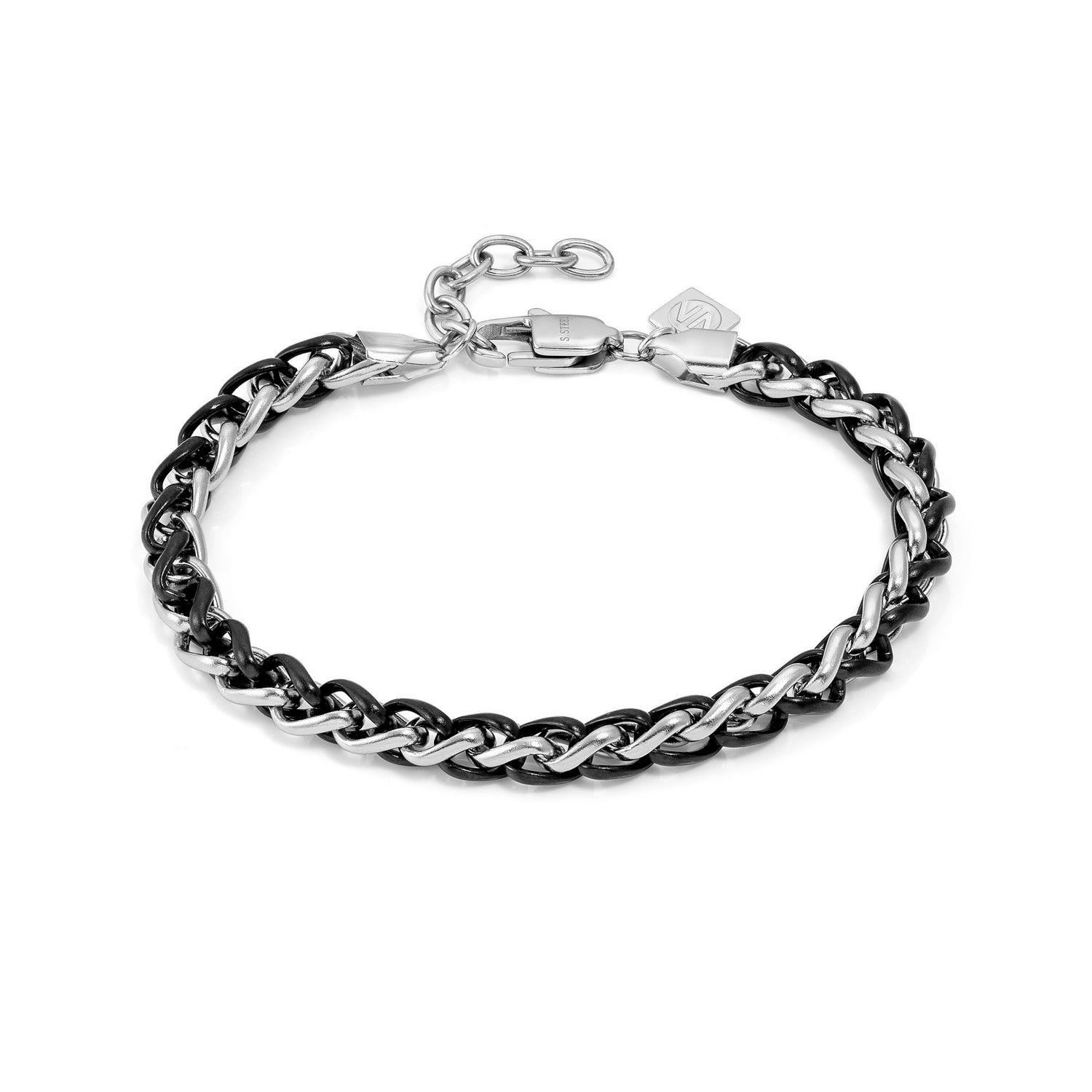 Nomination, B-YOND bracelet ed, HYPER in steel (CORD) (030_Stainless steel and Black)
