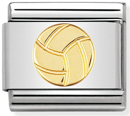 Nomination, 18K altınlı paslanmaz Çelik COMPOSABLE klasik sporlar (11_volley topu)