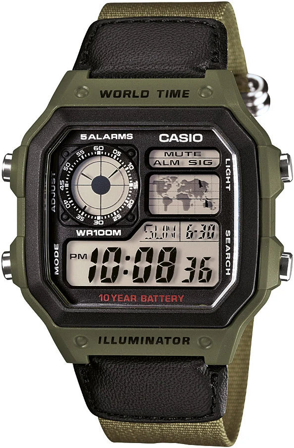 Casio AE-1200WHB-3BVDF Erkek Kol Saati