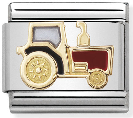 Nomination, Emaye ve 18K altınlı paslanmaz Çelik COMPOSABLE klasik teknoloji (22_tractor)