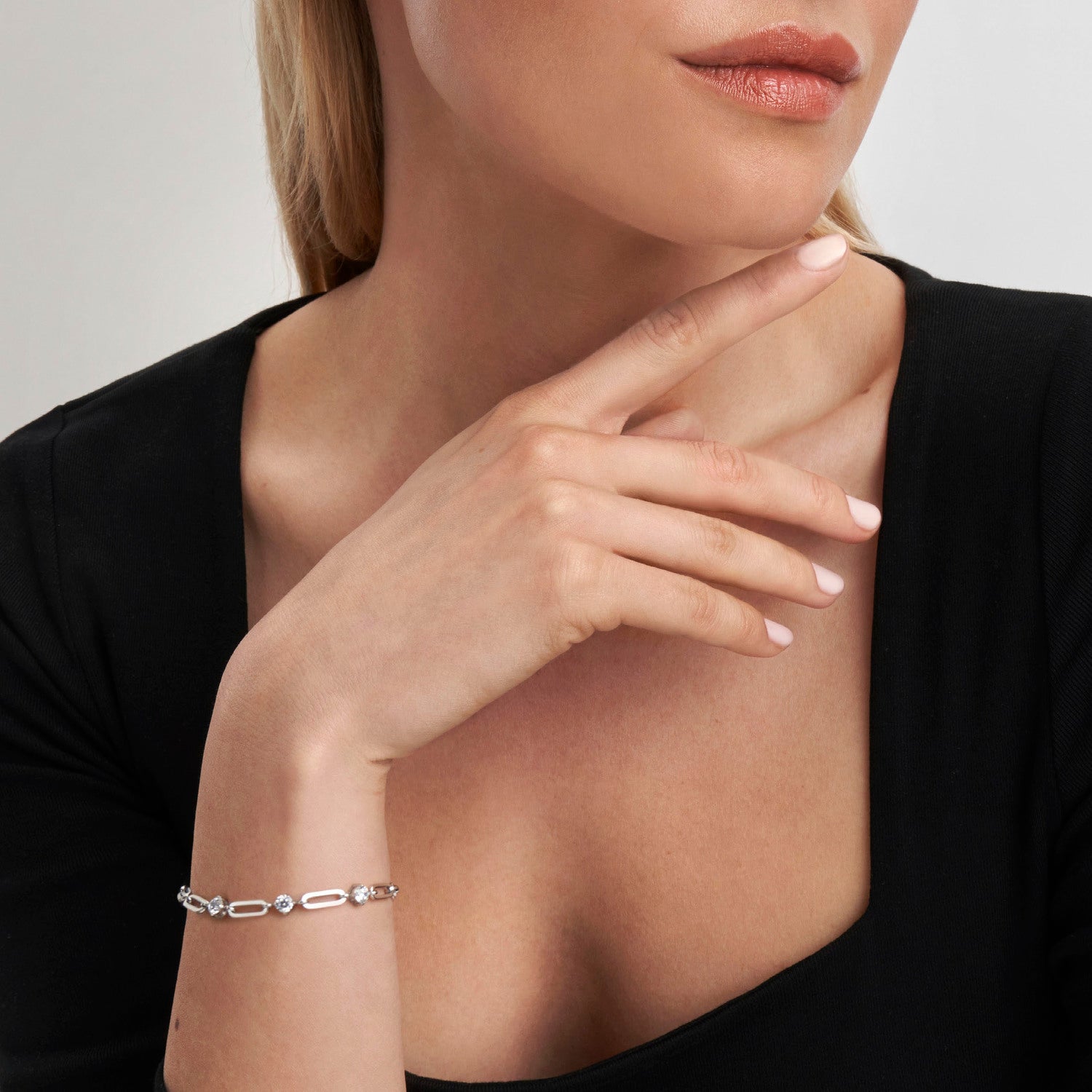 Nomination, CHAINSOFSTYLE bracelet in steel and cz (012_Yellow Gold)