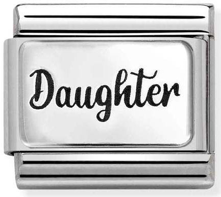 Nomination, Composable Classic PLATES (IC) steel and 925 sterling silver (43_Daughter)