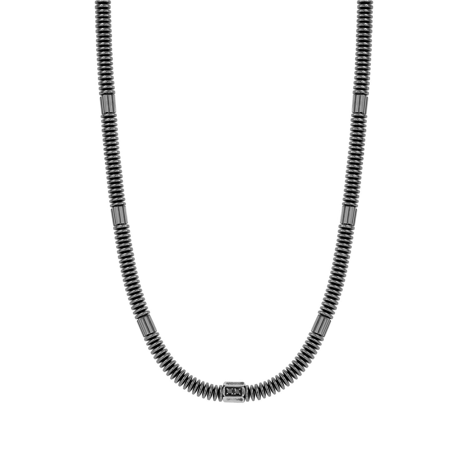 Nomination, B-YOND series ed, HYPER in steel and cz (WASHERS) (015_Black)