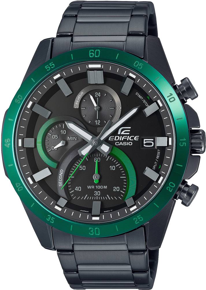 Casio Edifice EFR-571DC-1AVUDF Siyah Çelik Erkek Kol Saati