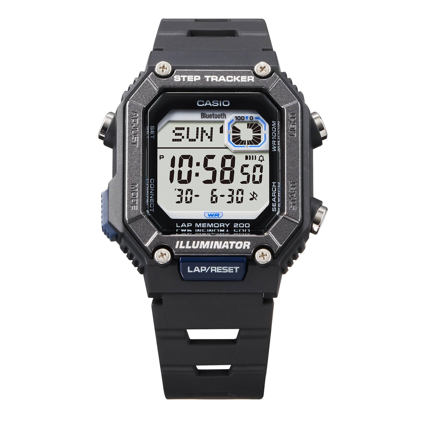 Casio WS-B1000-1AVDF Standart Unisex Digital Siyah Kol Saati