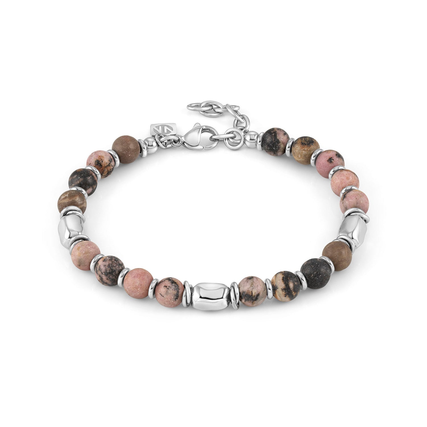 Nomination, INSTINCTSTYLE bracelet ed, STONES in steel and stones (087_RHODOCROSITE)