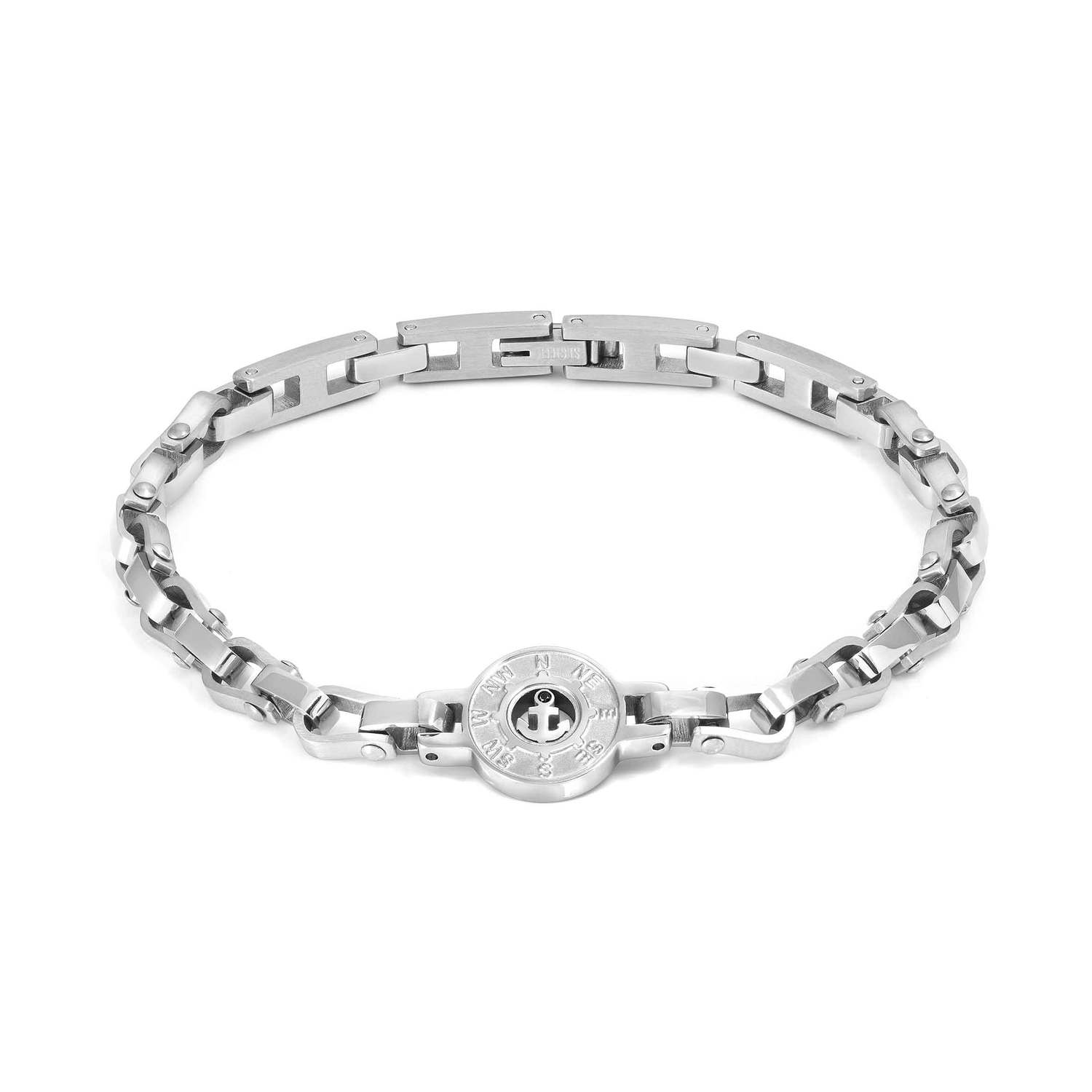 Nomination, MANVISION bracelet in steel and cubic zirconia ANCHOR (001_Steel)