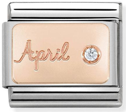 Nomination, S, Steel ve 9K ROSE altın (04_April Diamond)