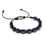 Lapis Lazuli ve Hematit Taşlı Makrome Bileklik