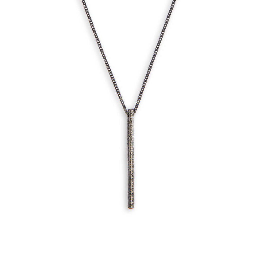 Özel Cnc Çubuk Kolye – Gümüş